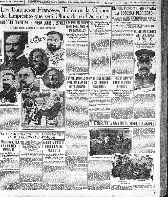 El Imparcial (1913, 11, 2)