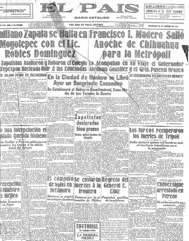 El País (1911, 11, 1)