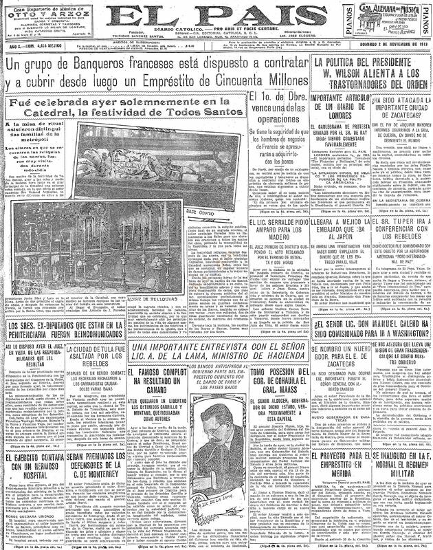 El País (1913, 11, 2)